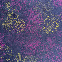 画像をギャラリービューアに読み込む, Silk stole "HANABI" navy