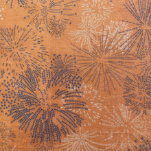 画像をギャラリービューアに読み込む, Silk cashmere stole "HANABI" orange