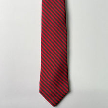 画像をギャラリービューアに読み込む, Silk tie "DAIMYOJIMA" gray and red