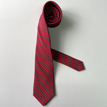 画像をギャラリービューアに読み込む, Silk tie "DAIMYOJIMA" gray and red
