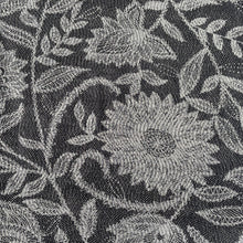 画像をギャラリービューアに読み込む, Silk "double-sided" stole "SARASA & YOROKE" black