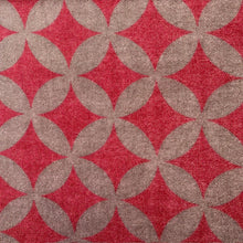 画像をギャラリービューアに読み込む, Silk cashmere stole "SHIPPO" red & beige