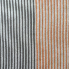 画像をギャラリービューアに読み込む, Silk cashmere stole "DAIMYO-JIMA" orange & gray