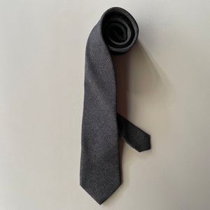 Silk tie "SAH-MEH" black