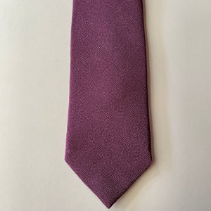 Silk tie "SAH-MEH" dark purple