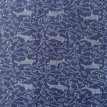 画像をギャラリービューアに読み込む, Silk cashmere stole &quot;SHARK&quot; indigo blue
