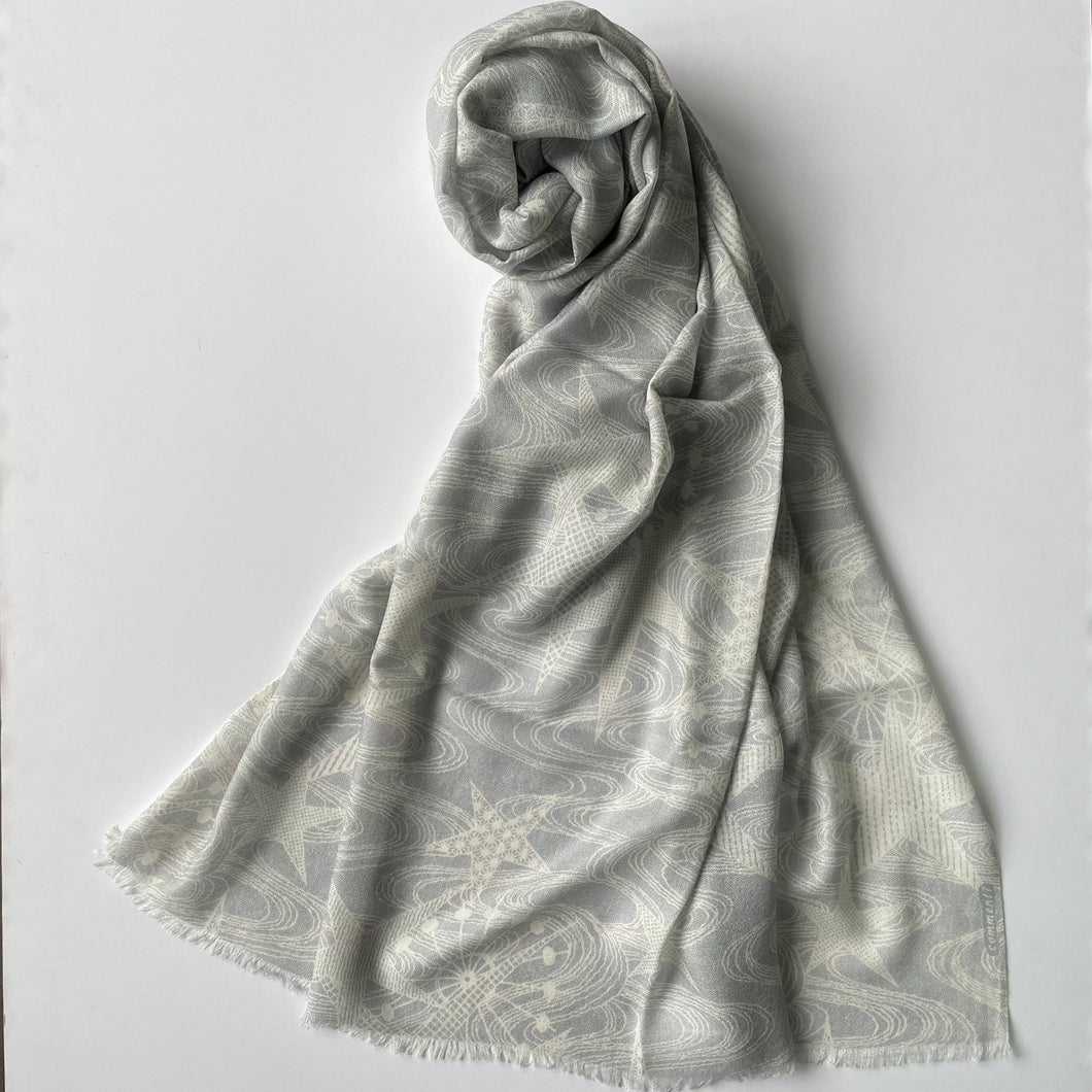 Silk cashmere stole 