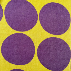 Silk cashmere stole "TOH-SHI MIZUTAMA" purple & yellow