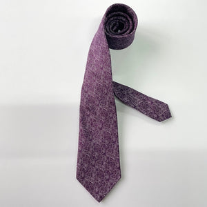 Silk tie "GAIKOTSU" purple