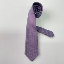 Load image into Gallery viewer, Silk tie &quot;UROKO&quot; black and white
